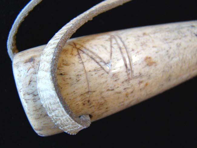 A nice 19th century Whalebone Fid having the initial "M" circa 1850 — image 2